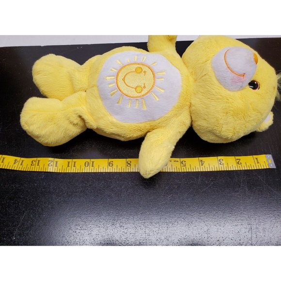 2012 Hasbro American Greetings Care Bear Funshine Plush - 13 Inch - Picture 2 of 12
